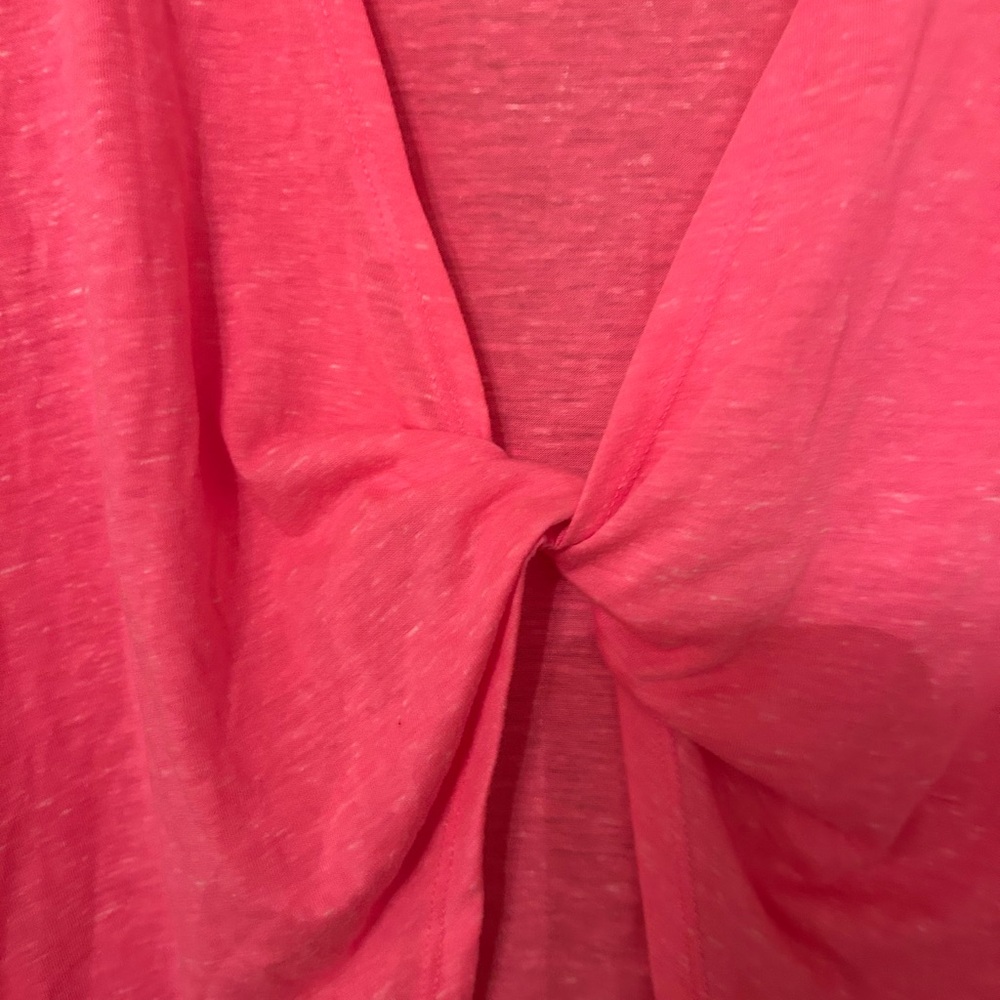 JoyLab Pink Top With Tie Twist in Back - Picture 3 of 5